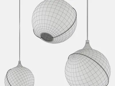 Skye Pendant Ceiling Light Low-poly 3D model
