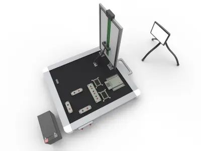 Solar RV lighting 3D model