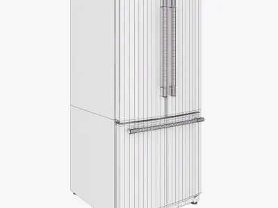 KitchenAid 19 and 7 cu ft French Door Refrigerator 3D model