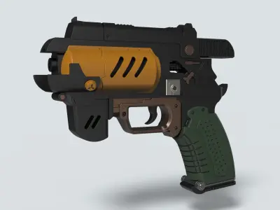 Spacers choice Light pistol from the game The Outer Worlds 3D print model
