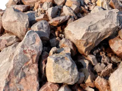 Stone Beach 3D model