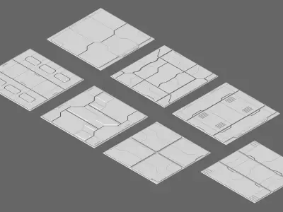 Sci Fi Texture Model 3D model