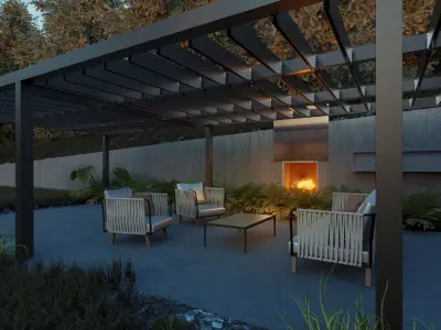 Red Rock House By Anmahian Winton Architects 3D model