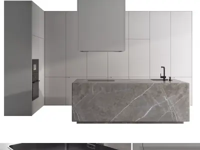 Kitchen set 17 3D model