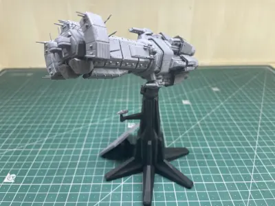 Expanse UNN Truman Class Dreadnought 3D print model