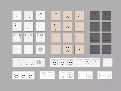 Switch and Outlet Collection-A8 3D model