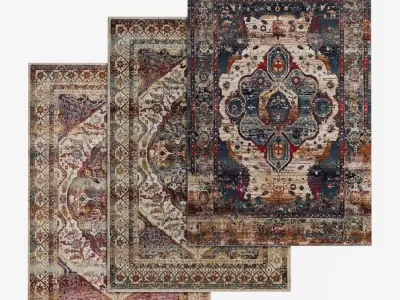 Rug Set 56 3D model purchase