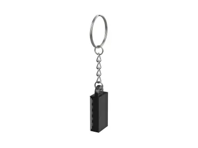 Keychain - Spooky Door - It - Printable 3d model - STL files 3D print model