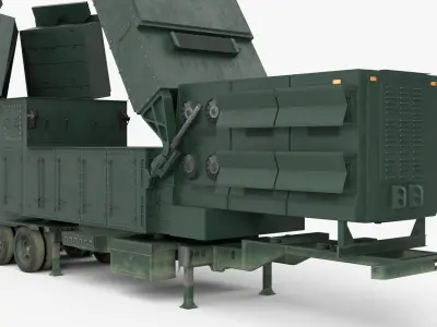  Field Radar Unit Dark Green Dusty Rigged 