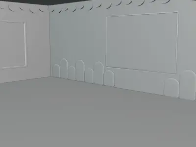 Children Room Interior Low-poly 3D model