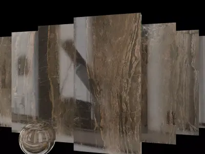 Marble Set Museum Opera Brown 80x160 Set 2 Texture