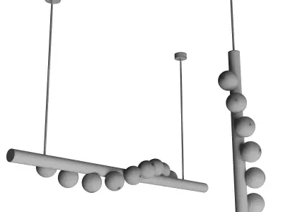 hollis - morris - willowpendant lamp Low-poly 3D model