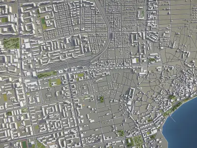 Yevpatoriya  Low-poly 3D model