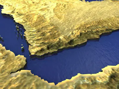 Middle East 3D model