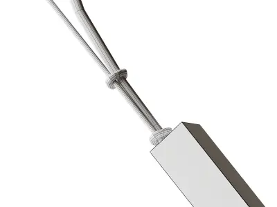 ACROSS LED aluminium pendant lamp from LUCEPLAN 3D model