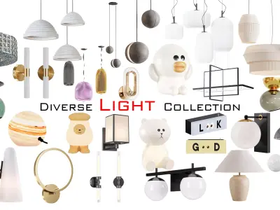Diverse Light Collection 3D Model Pack