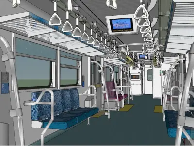 EMU800 train of Taiwan Railway Texture