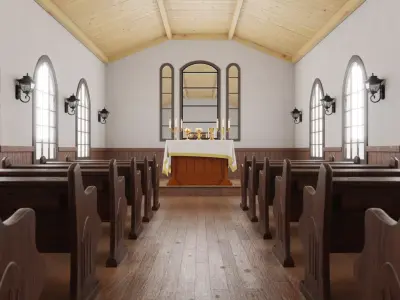 Church Interior 3D model