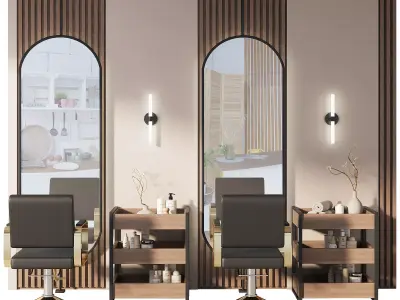 Beauty Salon set2 3D model