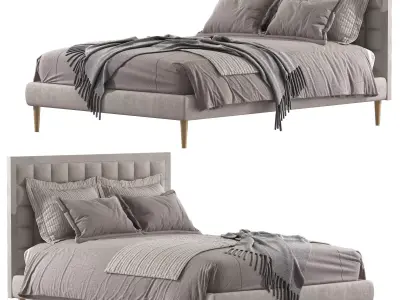 King beds 3D model