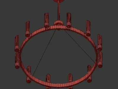 Yosemite chandelier 3D model