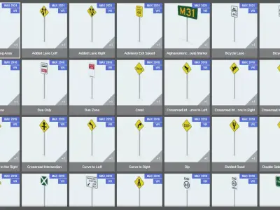 Australia Signage 3D Model Free 3D model