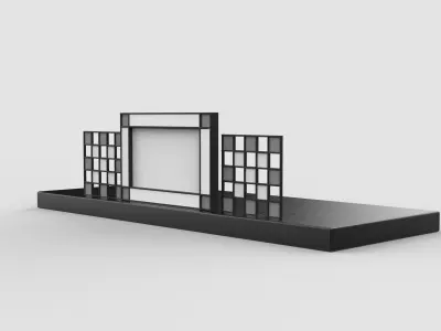 stage led screen 3D model