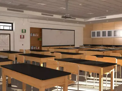 Laboratory Classroom 3D model