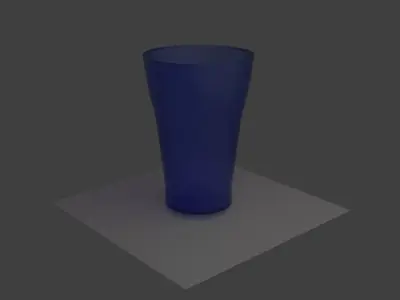 Blue Glass 3D model
