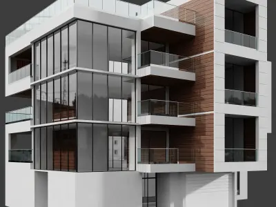 RESIDENTIAL BUILDING NO48  A 3D model