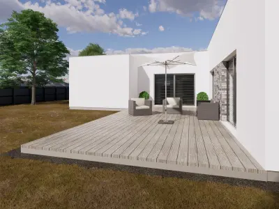 Family House 1 Low-poly 3D model