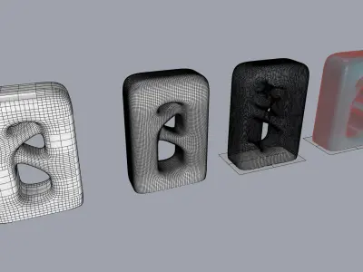 Morpheus Hotel by Zaha Hadid Architects 3D model with GH script 3D model