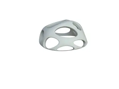 SciFi Cube Object No 47942 Low Poly Shape Low-poly 3D model