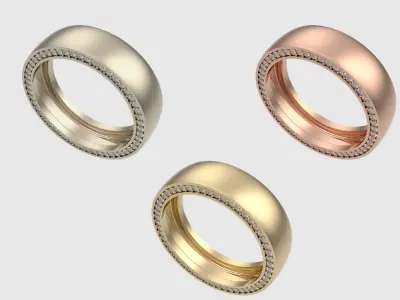 Classic Pave Eternity Band JDBCo 3D print model