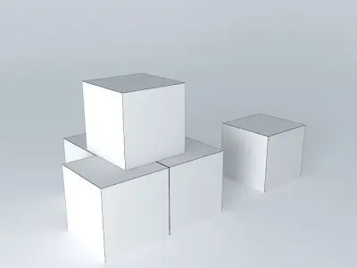 metal boxes Free 3D model