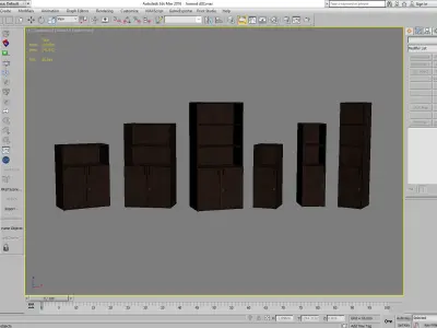 closet komod d02 3D model