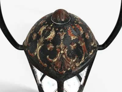 Turk light For christmas Low-poly 3D model