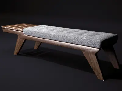 Cousin Eddie bench from Jory Brigham 3D model