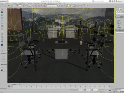 meeting room cd166 a06 3D model