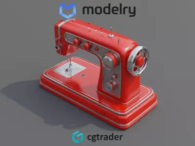 Sewing machine 3D model
