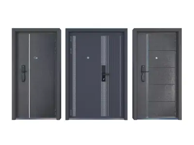interior door 3D model 36