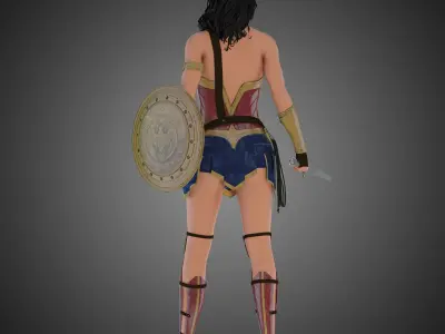 Wonder Woman 3D model