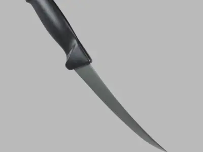 Boning Knife Low-poly 3D model