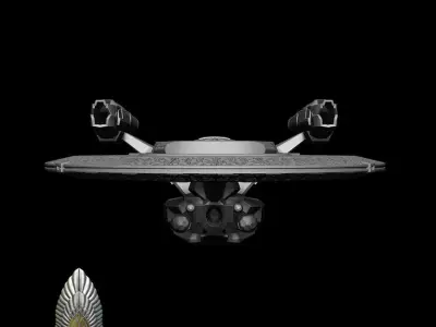 USS Vengeance Star Trek 3d digital download 3D print model