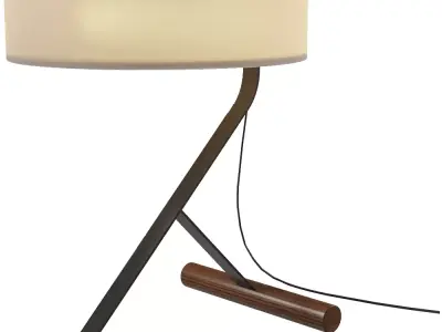 Chicago Table Lamp  Low-poly 3D model