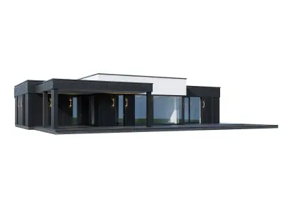 Modern house V109 3D model