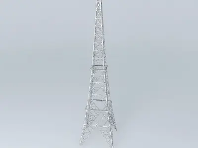 Tower model radio Free 3D model