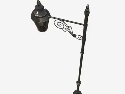 Streetlight - Street Lamp Low-poly 3D model