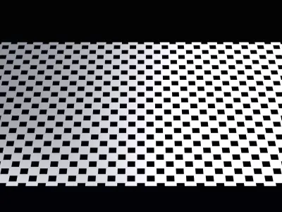 Perforated panel with 32 percent opening 25O131 3D model
