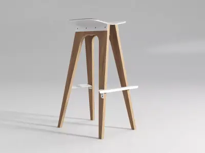 C5 Bar Stool Free 3D model